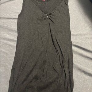 Talula Charcoal Sleeveless Tank Top